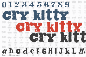 Cry Kitty Font