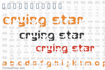 Crying Star Font