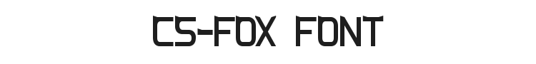 CS-Fox Font