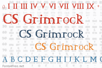 CS Grimrock Font