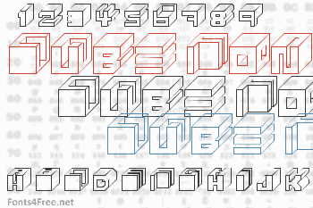 Cube Font