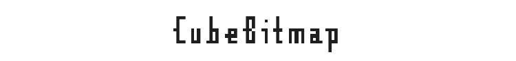 CubeBitmap Font