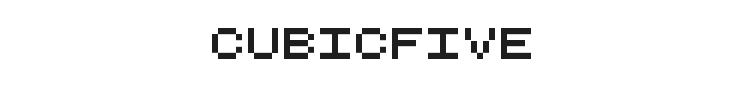 CubicFive Font