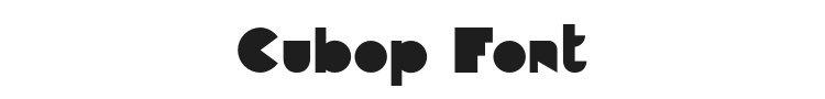 Cubop Font