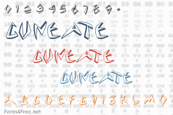 Cuneate Font