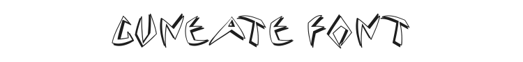 Cuneate Font