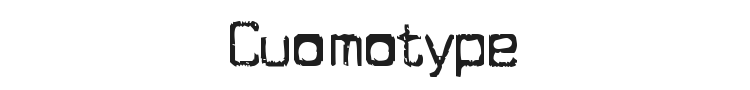Cuomotype Font