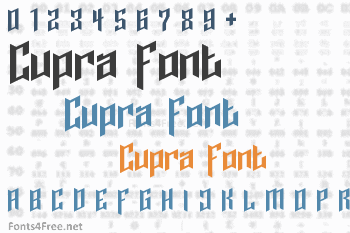 Cupra Font