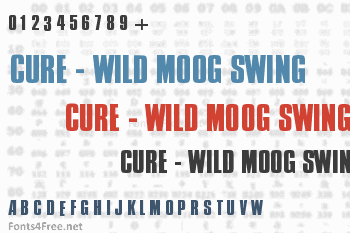 Cure - Wild Moog Swing Font