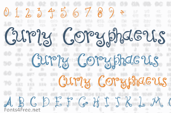 Curly Coryphaeus Font