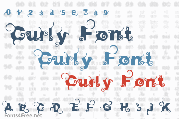 Curly Font