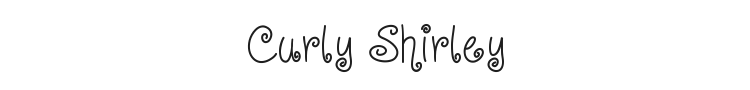 Curly Shirley Font Preview