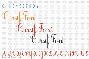 Cursif Font