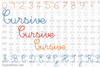 Cursive Font