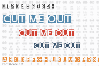 Cut Me Out Font