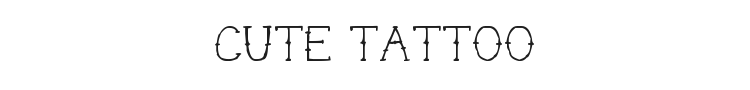 Cute Tattoo Font Preview