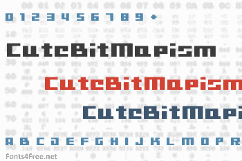 CuteBitMapism Font