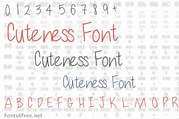 Cuteness Font