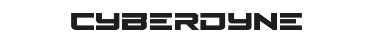 Cyberdyne Font Preview