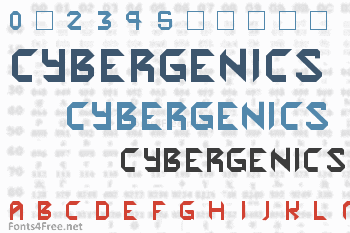 Cybergenics Font