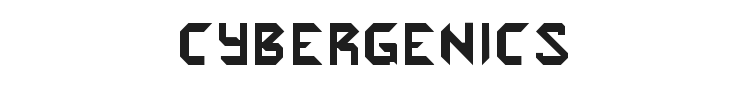 Cybergenics Font