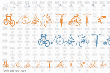 Cycling Font