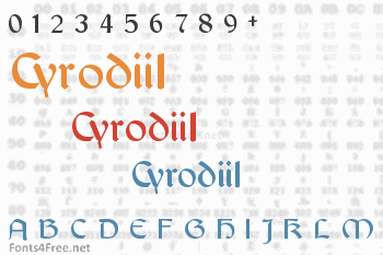 Cyrodiil Font