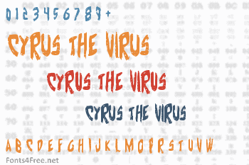 Cyrus the Virus Font