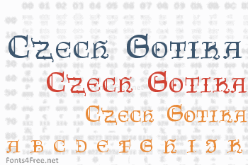 Czech Gotika Font