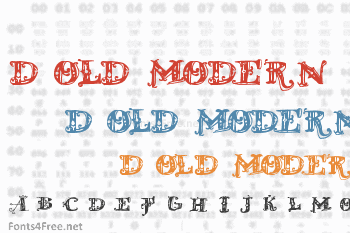 D Old Modern Font