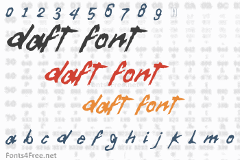 Daft Font