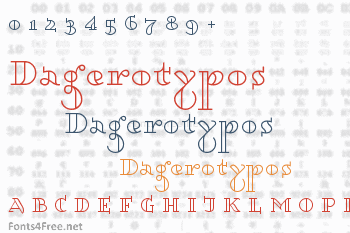 Dagerotypos Font