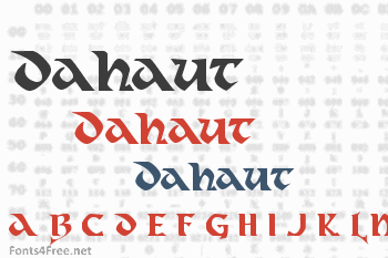 Dahaut Font