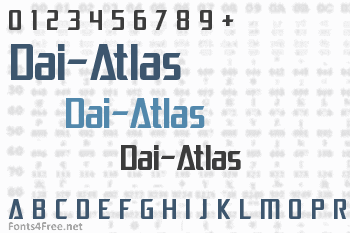Dai-Atlas Font
