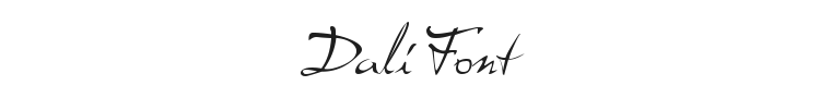 Dali Font Preview