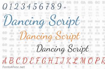 Dancing Script Font