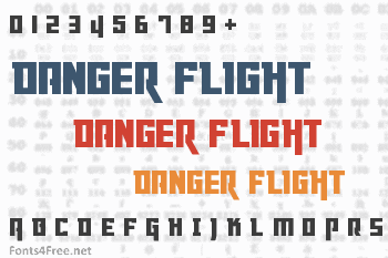 Danger Flight Font