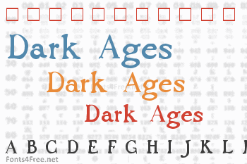 Dark Ages Font