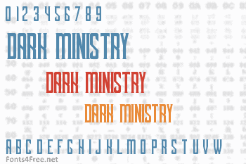 Dark Ministry Font