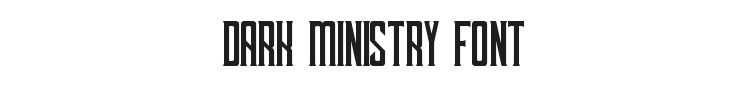 Dark Ministry Font