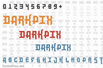 DarkPix Font