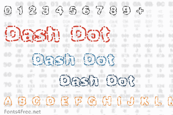 Dash Dot Font