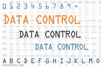 Data Control Font