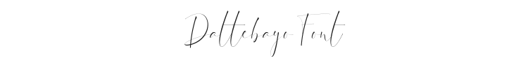Dattebayo Font Preview