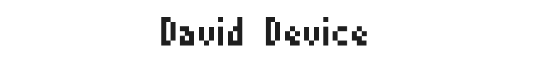 David Device Font Preview