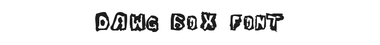 Dawg Box Font