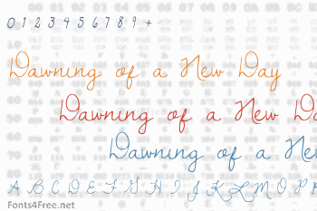 Dawning of a New Day Font