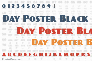 Day Poster Black Font