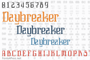 Daybreaker Font