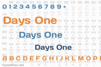 Days One Font